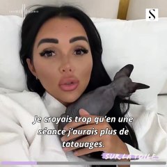 Fidji Ruiz explique pourquoi cela fait un an qu'elle a arrêté de son détatouage