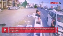 İstanbul'da şaşkına çeviren görüntü! Mezardan çıktı, korkuttu