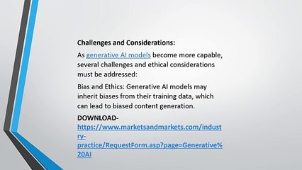 Generative AI Models video