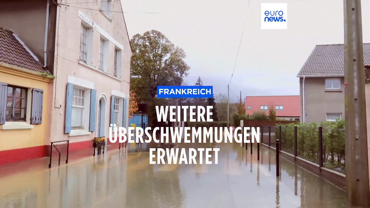 Wieder Überschwemmungen: Nordfrankreich macht sich auf weitere Unwetter gefasst