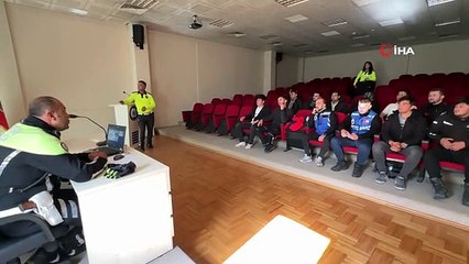 Düzce'de Motosiklet Kazalarıyla Mücadele İçin Eğitim Verildi