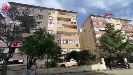 Kartal’da bir sitenin kolanlarında çatlaklar oluştu: 'Korku içinde uyuyoruz'