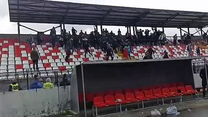 Neredi nakon utakmice Igman - Zeljezničar