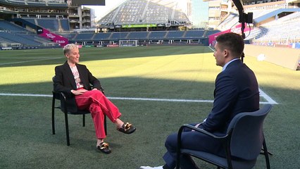 Full one-on-one interview with Megan Rapinoe ahead of farewell game