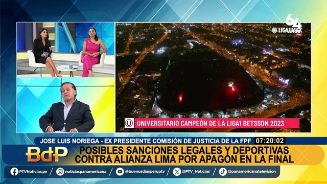 José Luis Noriega sobre apagón en Matute: “Organizador del torneo y Alianza Lima son los responsables”