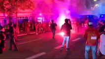La protesta en Ferraz contra la amnistía, con 8.000 manifestantes, termina de nuevo con detenidos