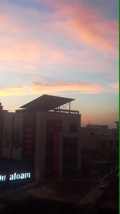Natural beauty evening time