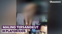 Maling Tersangkut di Plafon Kios yang Dibobol, Pelaku Ternyata Pelajar