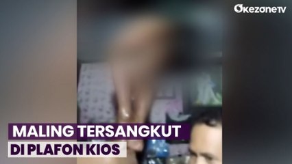 Maling Tersangkut di Plafon Kios yang Dibobol, Pelaku Ternyata Pelajar