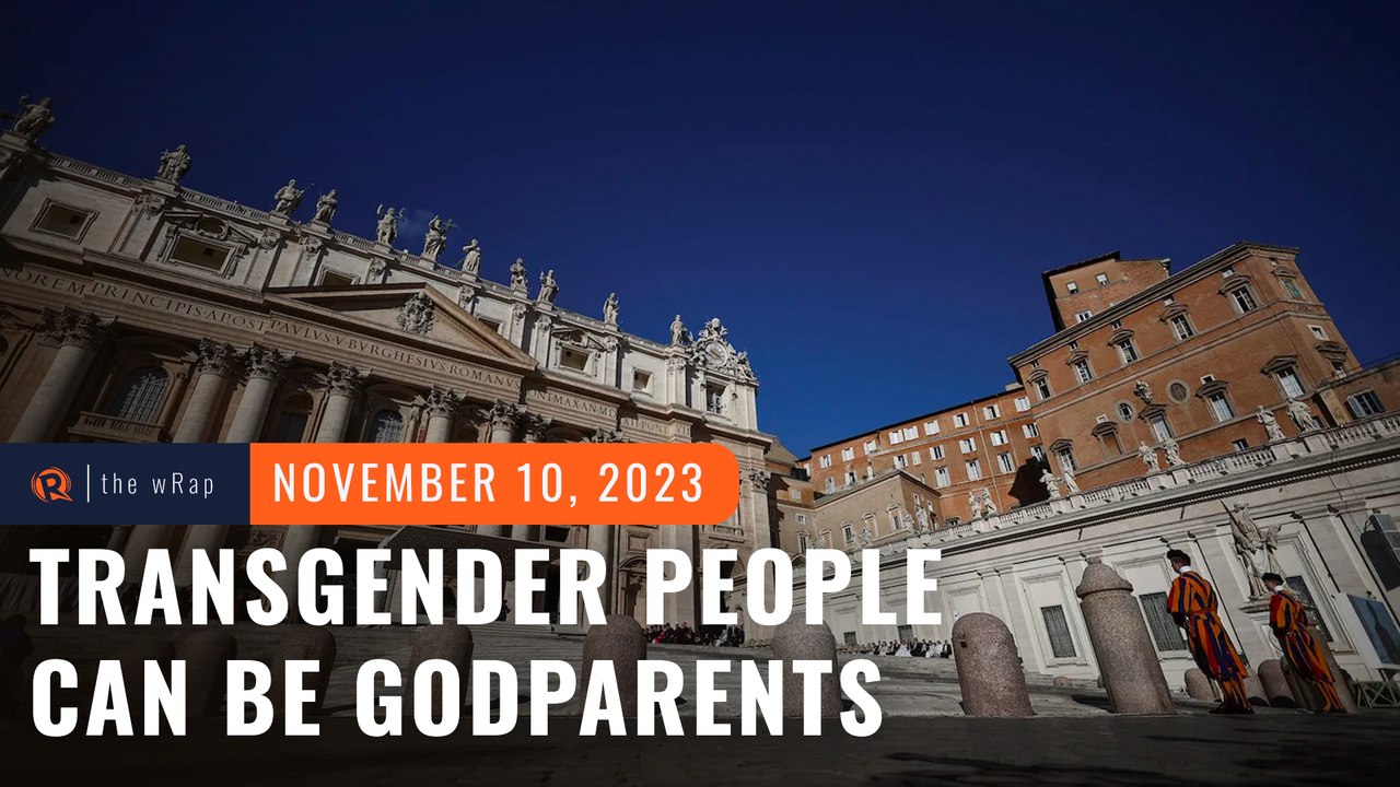 Transgender people can be baptized Catholic, serve as godparents, Vatican says