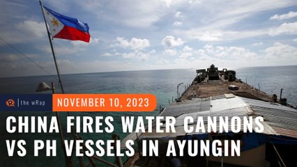 China deploys water cannon vs Philippines in new Ayungin resupply mission