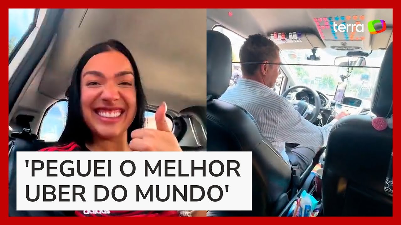 Motorista de aplicativo viraliza ao adaptar car...