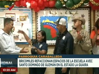 Las Bricomiles del edo. La Guaira refaccionaron espacios de la Escuela AVEC Santo Domingo de Guzmán