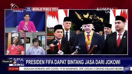 Download Video: Begini Kata Pengamat soal Presiden Jokowi Beri Penghargaan Bintang Jasa Pratama ke Presiden FIFA