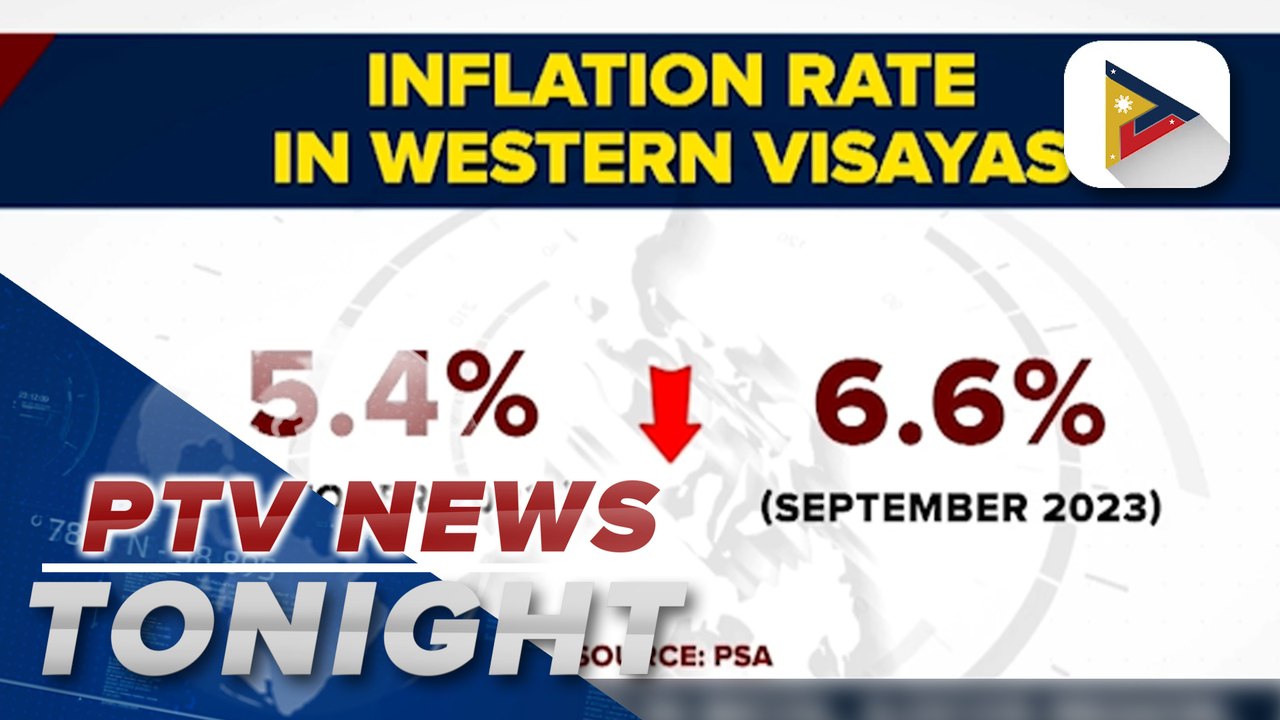 Inflation rates in Bicol, Ilocos Region, Western Visayas decelerate in October