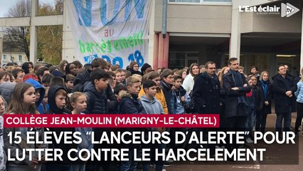 15 collégiens ambassadeurs pHARe et "lanceurs d'alerte" pour lutter contre le harcèlement scolaire