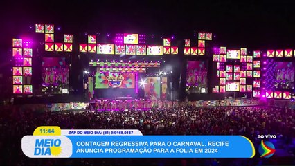 Recife divulga programação do Carnaval 2024 com Luísa Sonza, Ludmilla, Gilberto Gil e mais