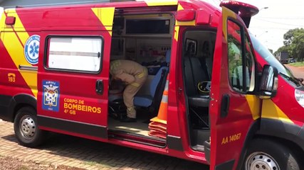 Descargar video: Com lesão na cabeça, idoso é socorrido no Bairro Guarujá