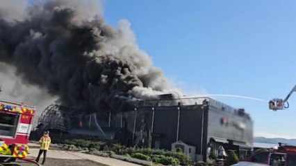 안성 불교용품 판매 건물 화재...3시간여 만에 꺼져 / YTN