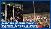 Fãs do RBD são surpreendidos por arrastão no Rio de Janeiro