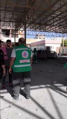 قبل قليل من استهداف مدرسة البراق في غزة و انتشال قرابة الـ50 شهيد