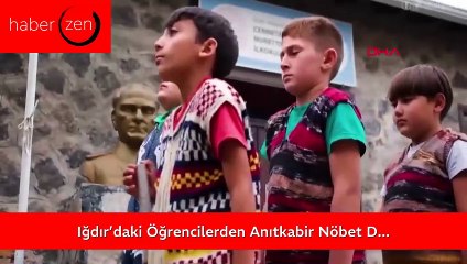 Iğdır’daki Öğrencilerden Anıtkabir Nöbet Değişimine Özel Gösteri