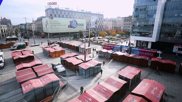 Dziennik Zachodni / Katowice Przygotowania do Jarmarku / Tomasz Kawka