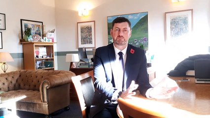 Edinburgh council leader Cammy Day, about the council's response to the Tram Inquiry.