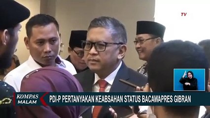 PDIP Pertanyakan Keabsahan Status Bacawapres Gibran Usai Anwar Usman Langgar Etik
