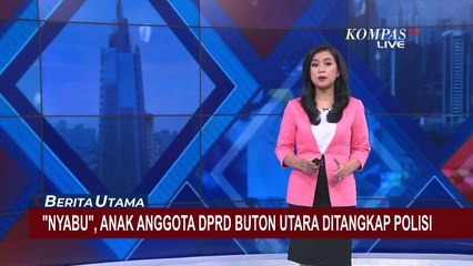 Asyik Nyabu, Anak Anggota DPRD di Buton Utara Ditangkap Polisi