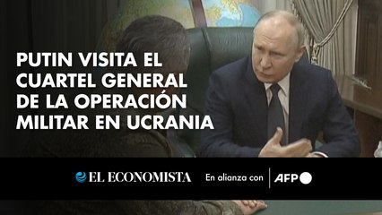 Putin visita el cuartel general de la operación militar en Ucrania