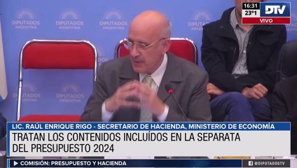 FUNCIONARIOS EXPUSIERON SOBRE SEPARATA DEL PRESUPUESTO 2024