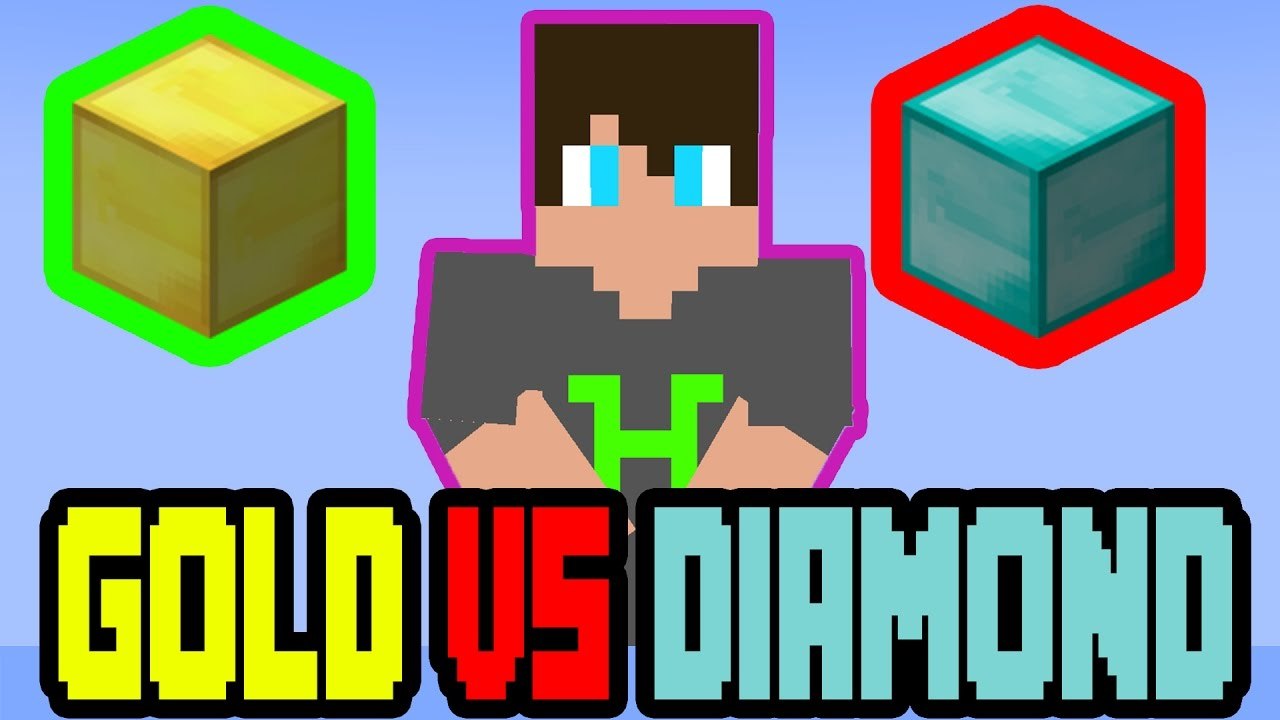 Minecraft Parkur Haritası Kapışması [ Gold vs Diamond 1.10.2 [