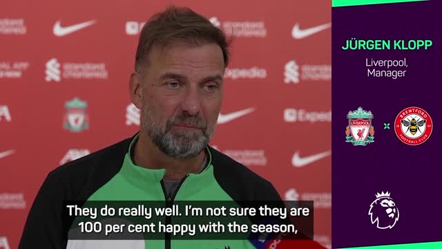 Klopp wary of Brentford despite 'brutal' Toney ban