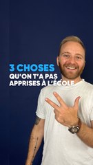 3 choses sur l'argent qu'on t'a pas appris à l'école