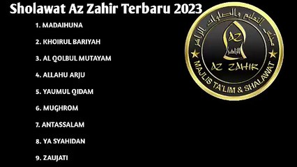 Kumpulan Sholawat Az  Zahir Terbaru 2023