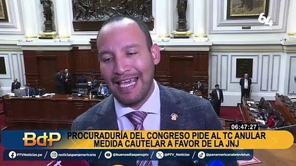 Congreso pide al Tribunal Constitucional anular medida cautelar a favor de la JNJ