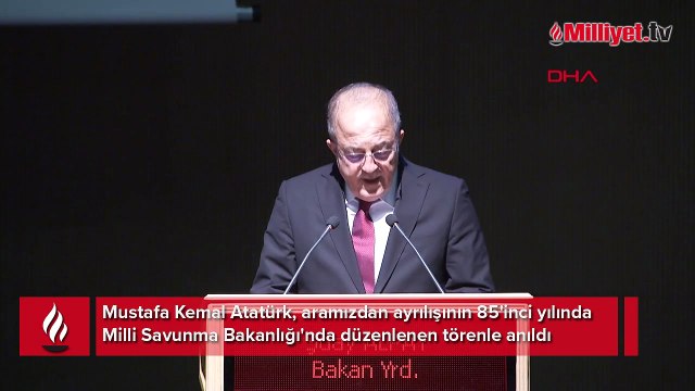 Milli Savunma Bakanlığı'ndan Mustafa Kemal Atatürk'ü anma töreni