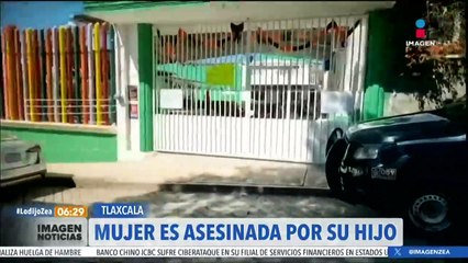 Mujer es asesinada por su propio hijo en Tlaxcala