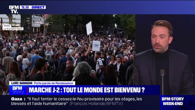Marche contre l'antisémitisme: Chacun est libre de venir en son âme et conscience, mais sur le sujet de la lutte contre l'antisémitisme, la conscience du RN n'est pas tranquille , affirme Loïc Signor (Renaissance)