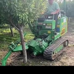 Smooth tree removal machine Machine d'abattage d'arbres en douceur الة نزع الاشجار بسلاسة