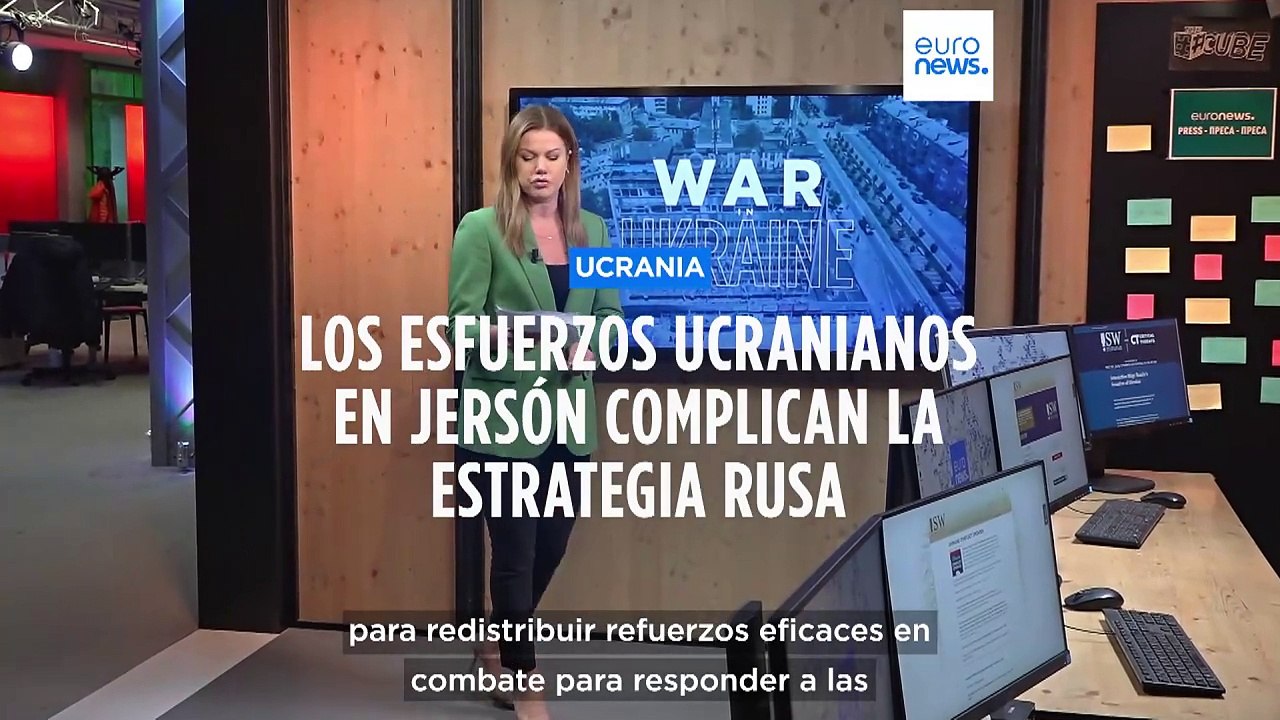 Mapa de la Guerra en Ucrania | Los esfuerzos ucranianos en Jersón complican la estrategia rusa