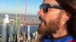 Jared Leto escalade l'Empire State Building à New York