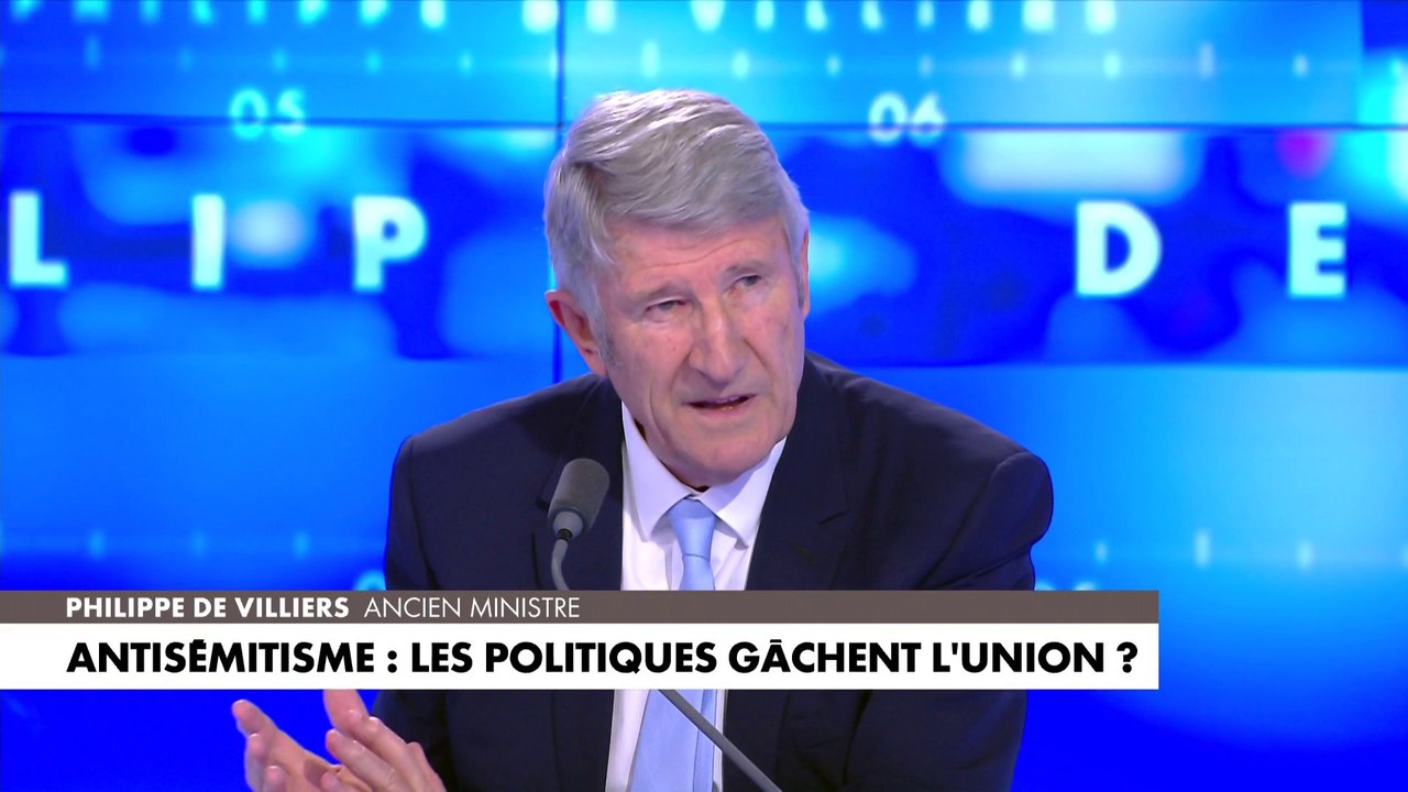 Philippe de Villiers : «C'est indécent vis-à-vis de nos otages, de nos familles d'otages, de nos morts et de nos compatriotes de confession juive»