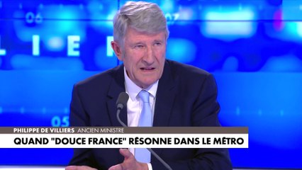 L'émotion de Philippe De Villiers en écoutant des enfants chanter «Douce France» dans le métro