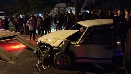 Bolu'da, D-100'de 4 otomobil çarpıştı: 9 yaralı