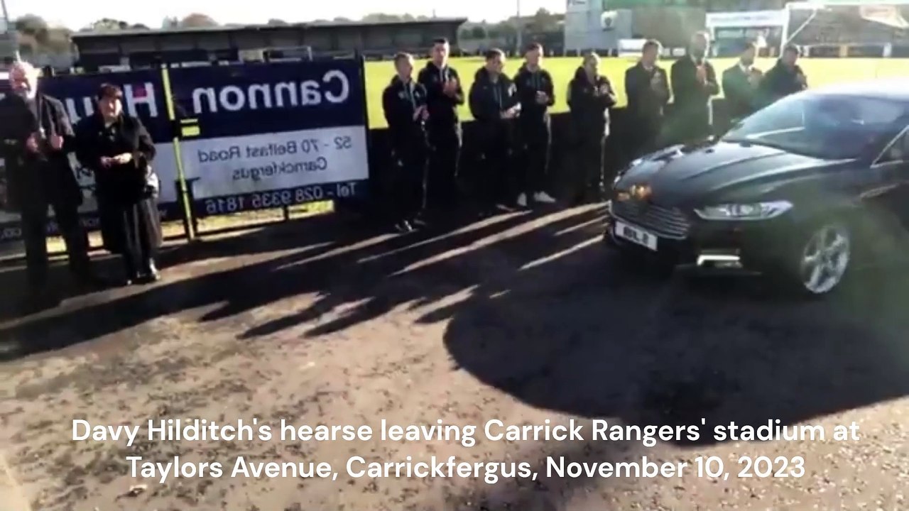Davy Hilditch funeral