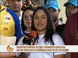 Representantes de la juventud venezolana manifiestan su apoyo en defensa de El Territorio Esequibo