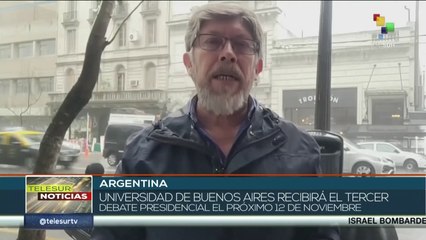 Argentina: Universidad de Buenos Aires recibirá tercer debate presidencial
