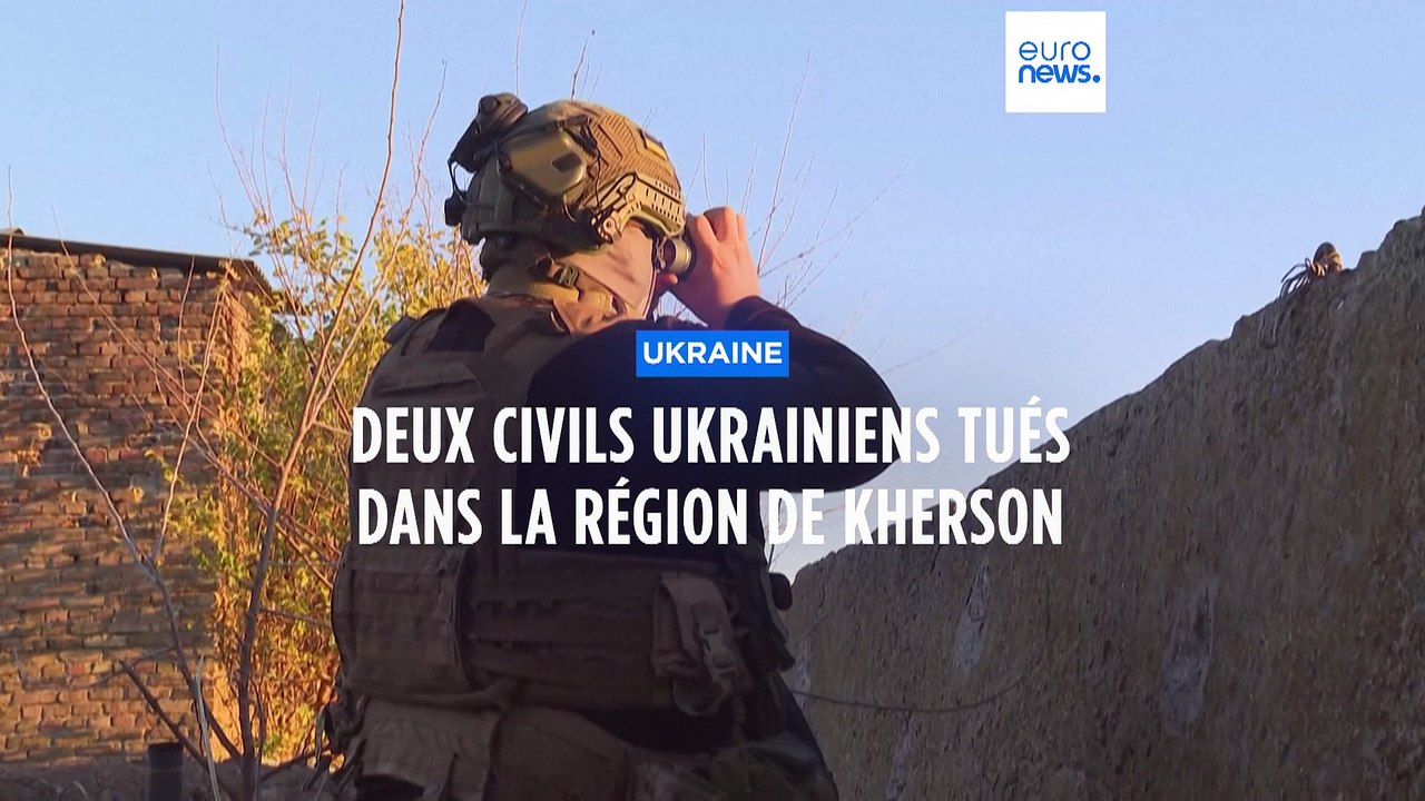 Deux civils ukrainiens tués par des frappes russes sur la rive du Dniepr, vers Kherson